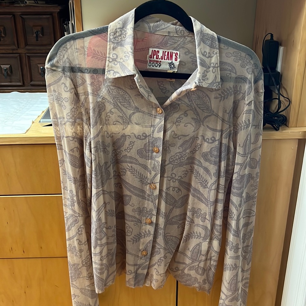 JPG by Gaultier JPG Jean’s womens button down size large